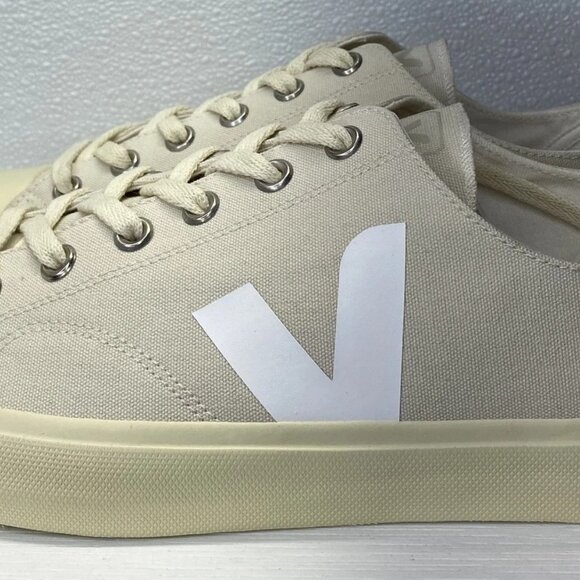 Veja Wata II Low Canvas Sneakers Men’s 12 Tan Cream - Picture 5 of 8